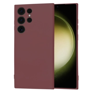 Kryt Samsung Galaxy S23 Ultra Techsuit SoftFlex - plum red