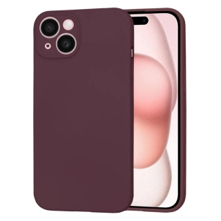 Kryt iPhone 15 Techsuit SoftFlex - plum red