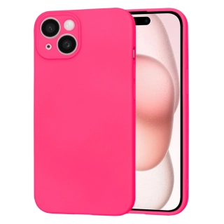 Kryt iPhone 15 Techsuit SoftFlex - hot pink