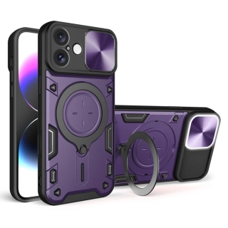 Kryt iPhone 16 Techsuit CamGuard Pro - fialový