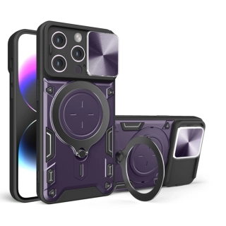 Kryt iPhone 16 Pro Max Techsuit CamGuard Pro - fialový