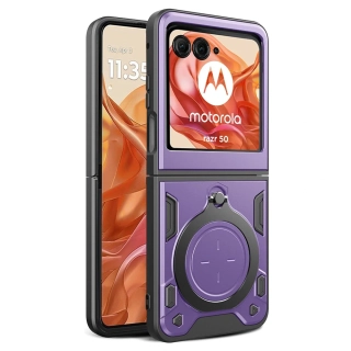 Kryt Motorola Razr 50 Techsuit CamGuard Pro - fialový