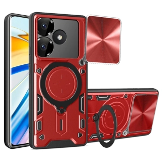 Kryt Xiaomi Redmi 13 / Poco M6 4G Techsuit CamGuard Pro - červený
