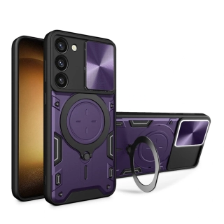 Kryt Samsung Galaxy S23 Plus Techsuit CamGuard Pro - fialový
