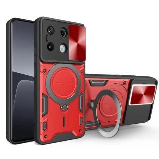 Kryt Xiaomi Redmi Note 13 5G Techsuit CamGuard Pro - červený