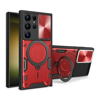 Kryt Samsung Galaxy S24 Ultra Techsuit CamGuard Pro - červený