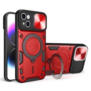 Kryt iPhone 15 Techsuit CamGuard Pro - červený