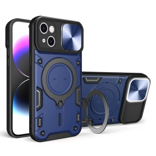 Kryt iPhone 15 Techsuit CamGuard Pro - modrý
