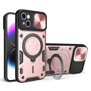 Kryt iPhone 15 Techsuit CamGuard Pro - rose gold