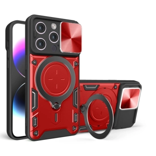 Kryt iPhone 15 Pro Max Techsuit CamGuard Pro - červený