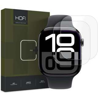 Ochranná fólie pro APPLE WATCH 10 (46MM) HOFI Hydroflex Pro+, balení 2ks, Čirá