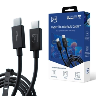 Kabel 3MK Hyper ThunderBolt Cable USB-C/USB-C 1m 240W 5A