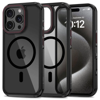 Kryt Apple iPhone 16 Pro Max Tech-Protect MagHybrid MagSafe černý