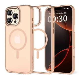 Kryt iPhone 16 Pro Max Tech-Protect MagEdge MagSafe Desert creamy