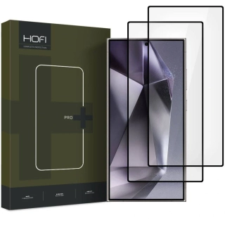 Tvrzené sklo 5D Samsung Galaxy S25 Ultra HOFI Glass Pro+ (2 kusy) černé