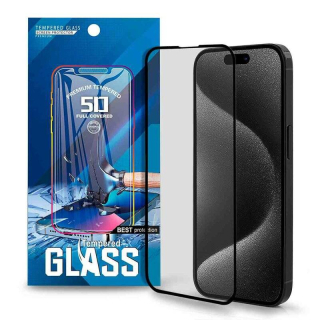Tvrzené sklo 5D MOTOROLA MOTO G55 Full Glue černé