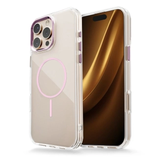 Kryt iPhone 17 Pro Max Thin Mag růžový