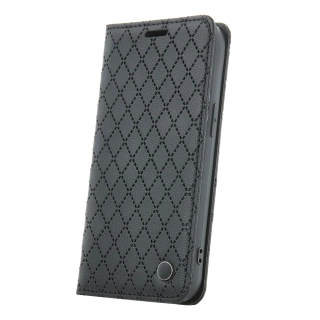 Pouzdro flip iPhone 17 Pro, smart caro, černé