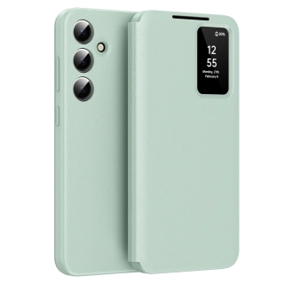 Pouzdro Samsung Galaxy A55 5G Smart View Techsuit, zelené