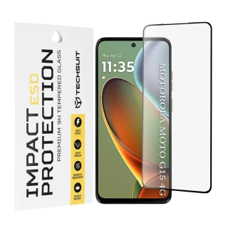 Tvrzené sklo Motorola Moto G15 / G15 Power, ESD Glass, černé