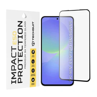 Tvrzené sklo Samsung Galaxy A36 5G / A56 5G, ESD Glass, černé