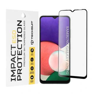 Tvrzené sklo Samsung Galaxy A22 5G, ESD Glass, černé