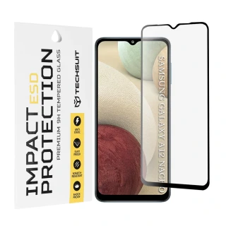 Tvrzené sklo Samsung Galaxy A12 / A12 Nacho / A02 / M02 / M12 / F12 / A32 5G, ESD Glass, černé