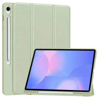 Pouzdro pro tablet Samsung Galaxy Tab S10 FE Plus, Flex Trifold, matcha green