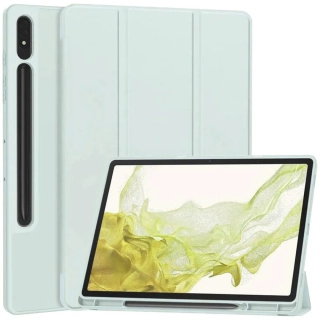 Pouzdro pro tablet Samsung Galaxy Tab S7 Plus / S8 Plus, Flex Trifold, sky blue