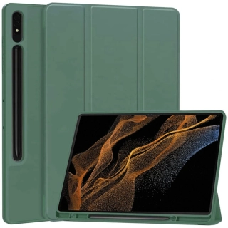 Pouzdro pro tablet Samsung Galaxy Tab S8 Ultra, Flex Trifold, green