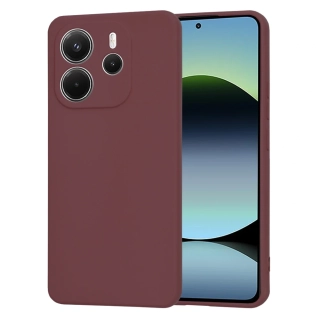 Kryt Xiaomi Redmi Note 14 4G, Techsuit SoftFlex - plum red
