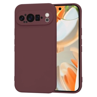 Kryt Google Pixel 9 Pro, Techsuit SoftFlex - plum red