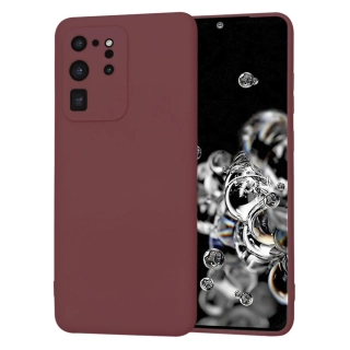 Kryt Samsung Galaxy S20 Ultra Techsuit SoftFlex - plum red