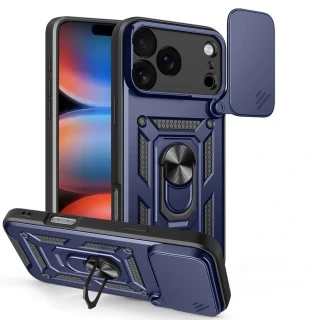 Kryt iPhone 17 Pro / 18 Pro, Techsuit CamShield Pro modrý