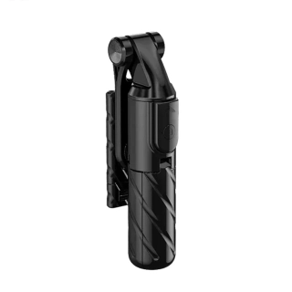 Selfie tyč Tripod Techsuit K03, dálkové ovládání, 70 cm - Černá