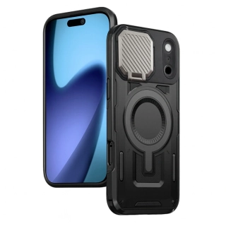 Kryt iPhone 17 Pro, CamVault MagSafe, černý