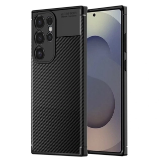 Kryt Samsung Galaxy S25 Ultra, Techsuit CarbonFiber černý