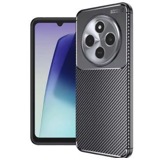 Kryt Xiaomi Redmi 14C / Poco C75, Techsuit CarbonFiber černý