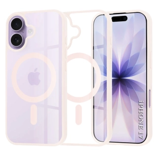 Kryt iPhone 17, Techsuit - MagSafe Pro, růžový