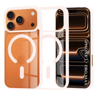 Kryt iPhone 17 Pro Max, Techsuit - MagSafe Pro, růžový