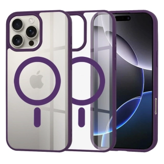 Kryt iPhone 16 Pro Max, Techsuit - MagSafe Pro, fialový