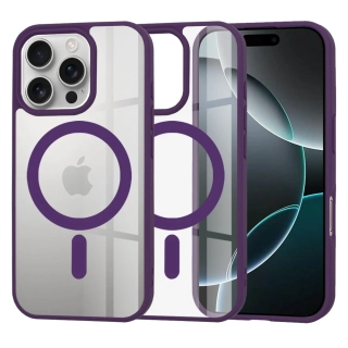 Kryt iPhone 16 Pro, Techsuit - MagSafe Pro, fialový