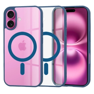Kryt iPhone 16 Plus, Techsuit - MagSafe Pro, modrý