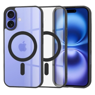 Kryt iPhone 16, Techsuit - MagSafe Pro, černý