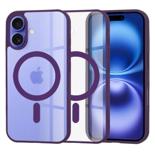 Kryt iPhone 16, Techsuit - MagSafe Pro, fialový