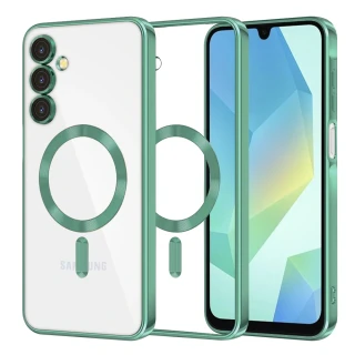 Kryt Samsung Galaxy A36 5G / A56 5G Techsuit Luxury Crystal MagSafe - světle zelený