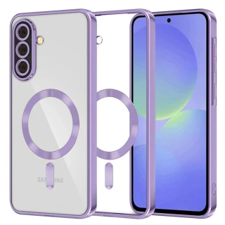Kryt Samsung Galaxy A36 5G / A56 5G Techsuit Luxury Crystal MagSafe - fialový