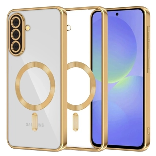 Kryt Samsung Galaxy A36 5G / A56 5G Techsuit Luxury Crystal MagSafe - zlatý