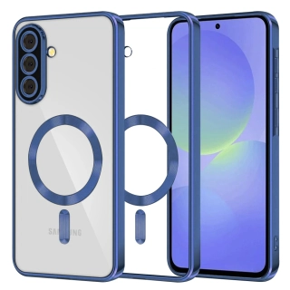 Kryt Samsung Galaxy A36 5G / A56 5G Techsuit Luxury Crystal MagSafe - modrý