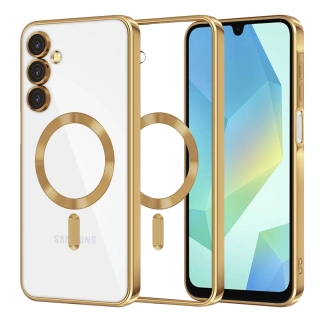Kryt Samsung Galaxy A16 4G/5G Techsuit Luxury Crystal MagSafe - zlatý